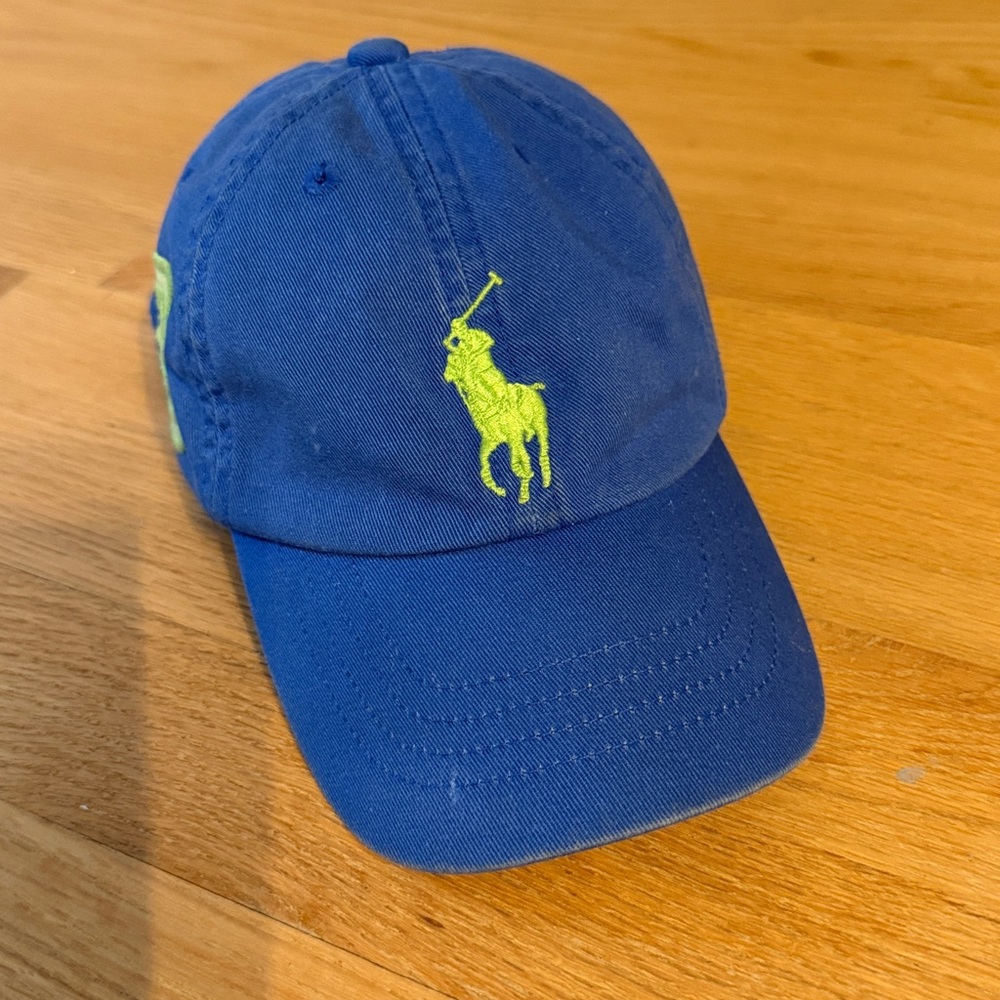 Toddler Iconic Polo by Ralph Lauren Big Pony Logo Baseball Hat, size: 2T-4T - Picture 2 of 6